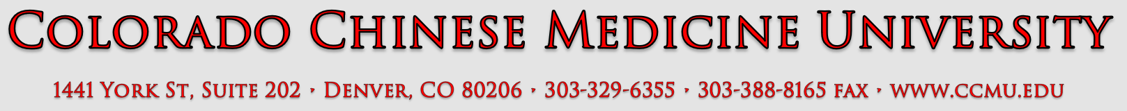 Colorado Chinese Medicine University logo