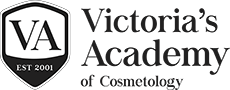 Victoria's Academy of Cosmetology logo